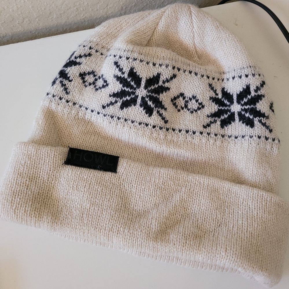 Howl 100% Wool Unisex Beanie Hat